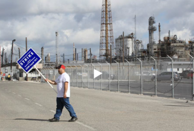 В США началась крупнейшая забастовка работников нефтяной отрасли