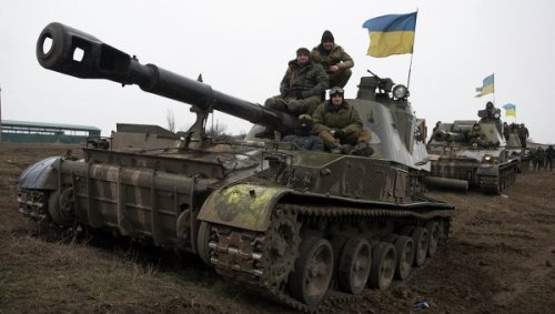 Киев завершил отвод артиллерии на луганском направлении в Донбассе