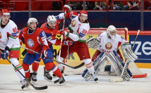 Хоккей: Норвегия - Белоруссия. ЧМ-2015