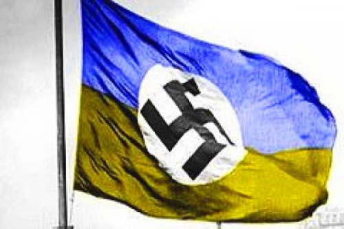 Глава ДНР передал ОБСЕ снятый с украинского танка флаг со свастикой
