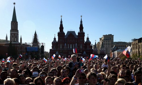 Почти полмиллиона человек отпраздновали в Москве День России