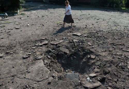 Украинская армия обстреляла Докучаевск из «градов», миномётов и гаубиц