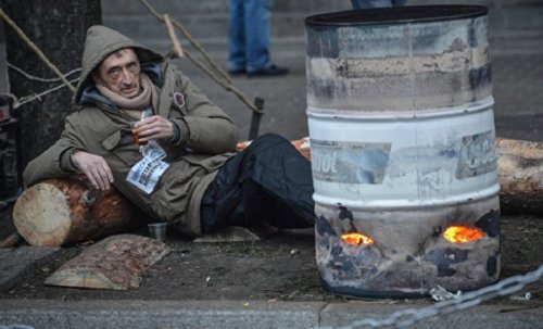 Фанаты Евромайдана уже не скачут, а ходят грустные и печальные