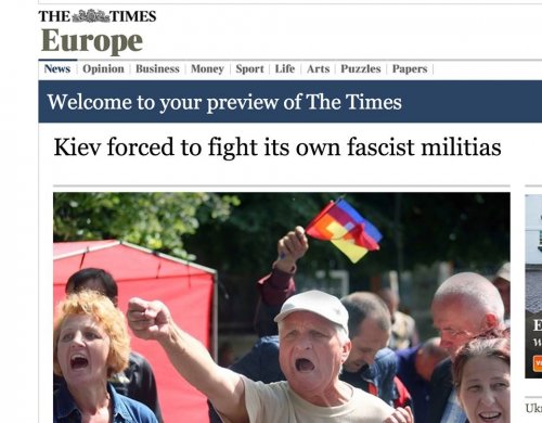 The Times: «Правый сектор» - фашистские боевики 