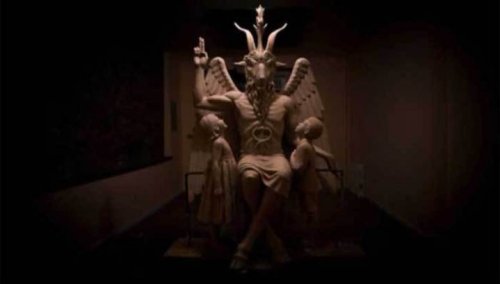 Американские сатанисты поставили памятник дьяволу 