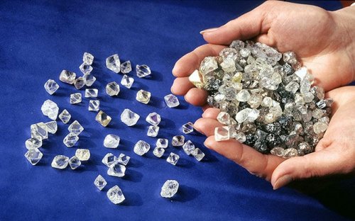 Россия вышла на 1 место по стоимости добытых алмазов