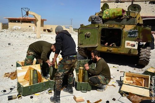 Поступают сообщения об участии «российской артиллерии» в наступлении войск Асада