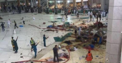 Трагедия в Саудовской Аравии, при падении крана на мечеть погибли десятки людей
