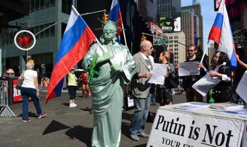 Жители Нью-Йорка решили поддержать Путина перед выступлением в ООН
