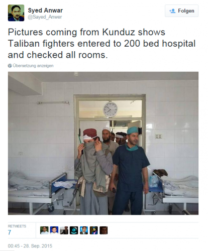 Талибы захватили госпиталь с сотнями пациентов на севере Афганистана 