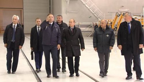 Путин проверил, как идет строительство космодрома Восточный