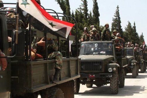 Сирийская армия продолжает наступление в пригороде Дамаска