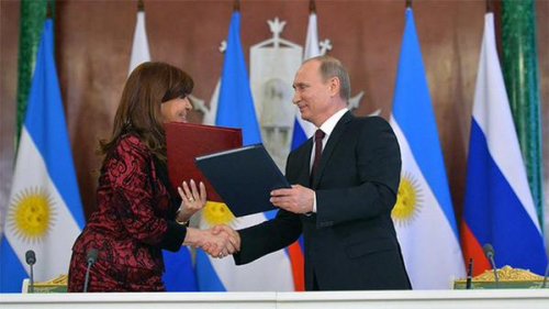 Владимир Путин рассчитывает на продолжение укрепления отношений России и Аргентины
