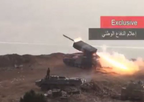 Видео применения в Сирии "Адского оружия" из России