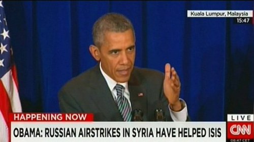 Обама: российские бомбардировки в Сирии только усилили «Исламское государство»