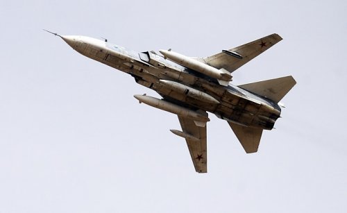 Минобороны РФ: Российский Су-24 был сбит над Сирией в результате обстрела с земли
