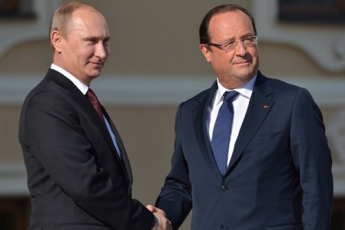 Кремль: Путин и Олланд сошлись во мнении, что наземную операцию проведут сирийцы