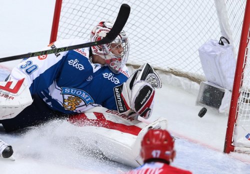 Сборная России по хоккею разгромила команду Финляндии в матче Кубка Первого канала со счетом 8:1