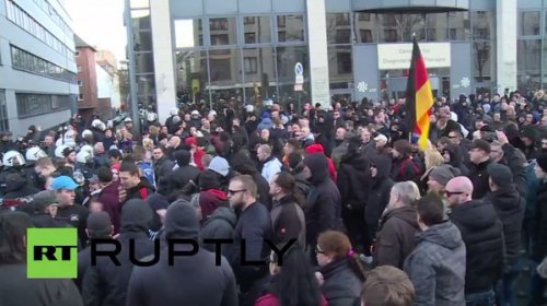 Антиисламский митинг в Кёльне — прямая трансляция 