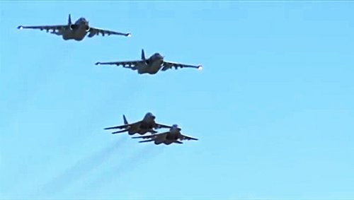 ВКС РФ и ВВС Сирии впервые выполнили совместную боевую задачу в небе