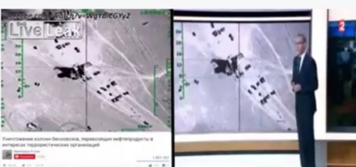 Телеканал France 2 выдал сирийские кадры Минобороны РФ за успехи французских ВВС