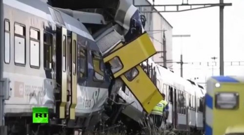 При столкновении пассажирских поездов в Баварии пострадало 150 человек