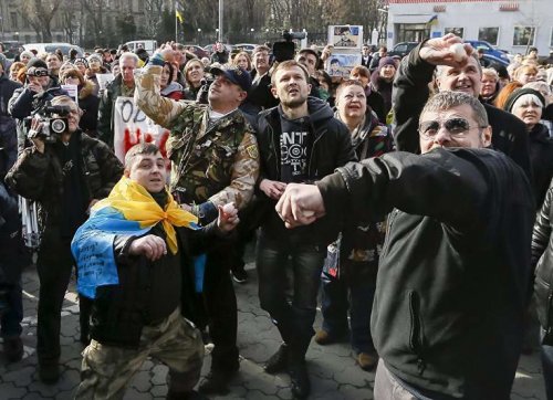 Российское посольство в Киеве дважды подверглось нападению