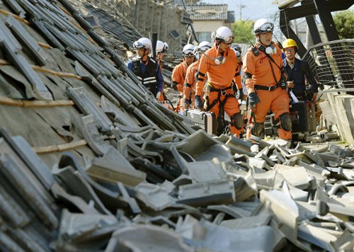 В серии землетрясений на юго-западе Японии пострадали 1600 человек
