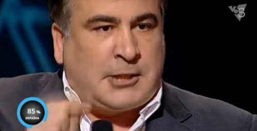 Воспоминания о Крыме вызвали у Михаила Саакашвили приступ ярости в прямом эфире