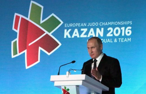 Владимир Путин открыл чемпионат Европы по дзюдо в Казани
