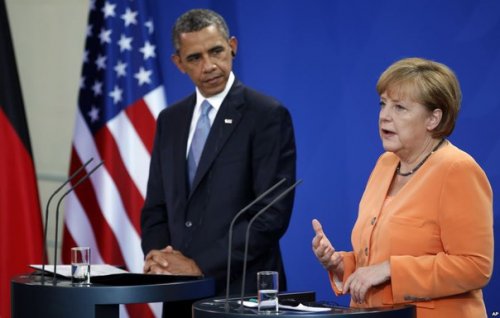 Меркель поддерживает идею США о разделении Сирии на "зоны безопасности"