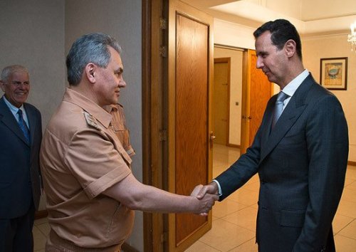 Сергей Шойгу провёл переговоры с Башаром Асадом 