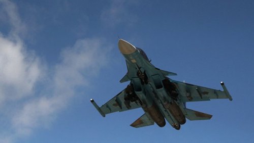 Бомбардировщики Су-34 и Ту-22М3 нанесли из России и Ирана удары по объектам ИГ в Сирии 
