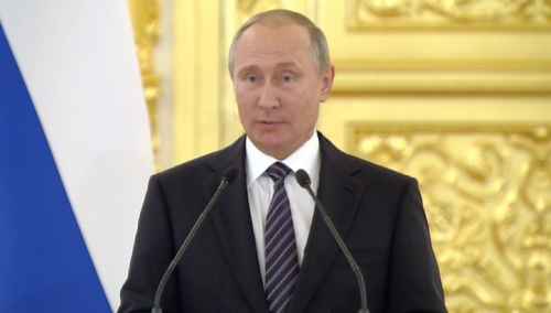 Путин: наша сборная справилась со всеми трудностями