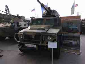 Появились первые фотографии беспилотного бронеавтомобиля «Тигр» 