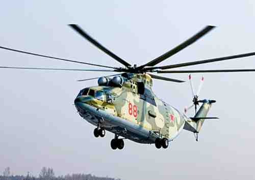 В ЗВО поступил крупнейший в мире многоцелевой вертолёт Ми-26 