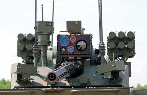 Минобороны РФ представило обновленный образец робототехнического комплекса "Вихрь"