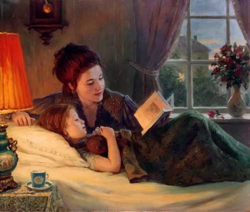 Зачем читать детям сказки на ночь