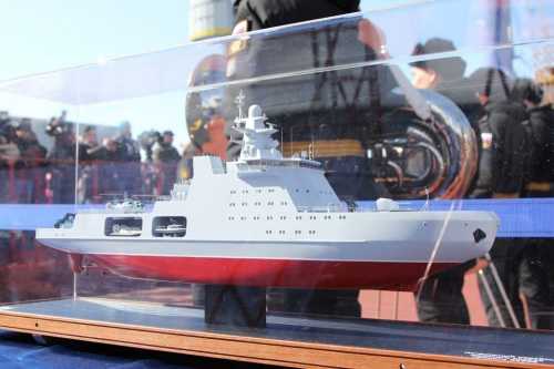 В Петербурге заложили первый боевой ледокол для ВМФ России 