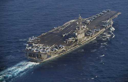 Группа ВМС США прибыла в акваторию Японского моря 
