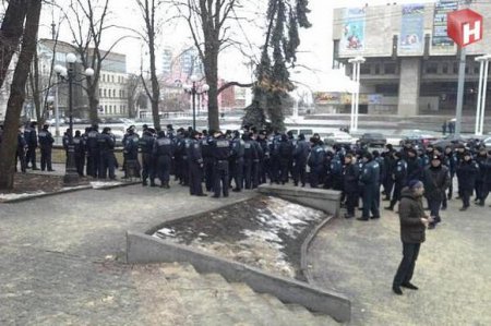 В Харькове милиция разогнала митинг сторонников Новороссии
