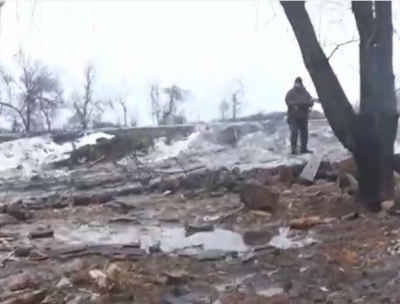Бои в районе Логвинова продолжаются, обстрел Донецка карателями тоже