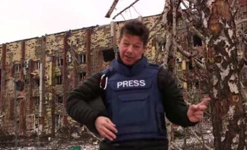 Украинский снаряд испортил BBC рассказ о нарушении перемирия ополченцами