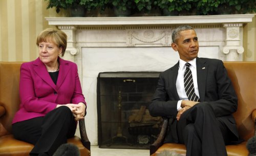 Ангела Меркель отговорила Барака Обаму от поставок оружия на Украину