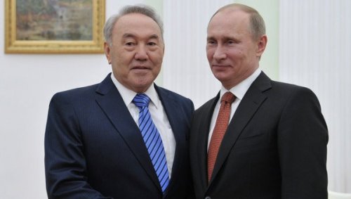Владимир Путин поддержал выдвижение кандидатуры Нурсултана Назарбаева в президенты Казахстана