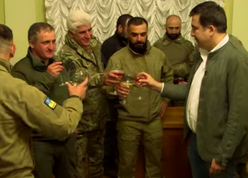 Как Саакашвили  встретил Пасху