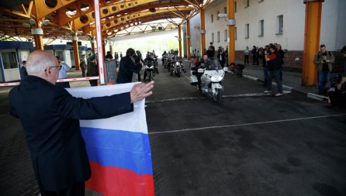 Российские байкеры вернулись в Брест после отказа во въезде в Польшу
