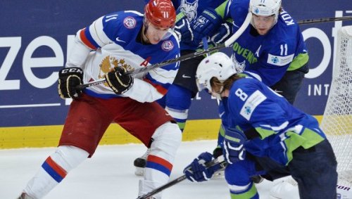 Сборная РФ по хоккею победила словенцев в матче группового этапа ЧМ