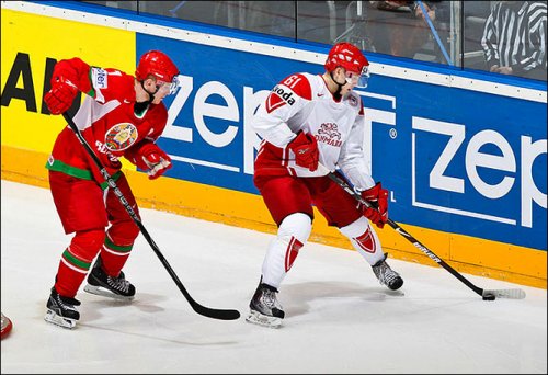 Хоккей: Дания - Белоруссия. ЧМ-2015