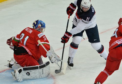 Хоккей: США - Белоруссия. ЧМ-2015